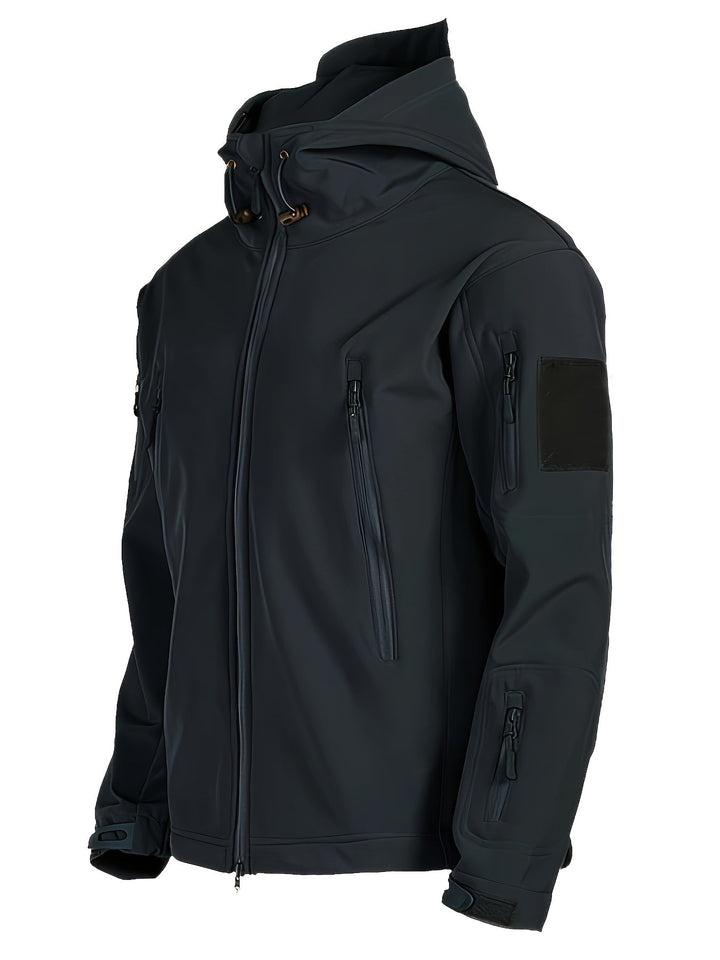 Lucas | Warm fleece herenjack met capuchon