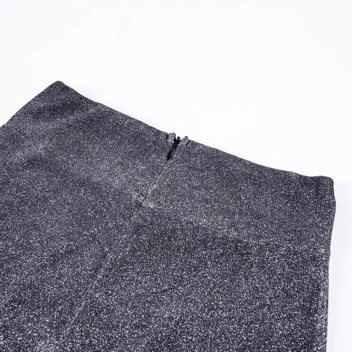 Elegante glitter feest pantalon dames flared pijpen