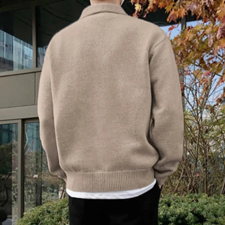Teun | Losse mode effen kleur trui