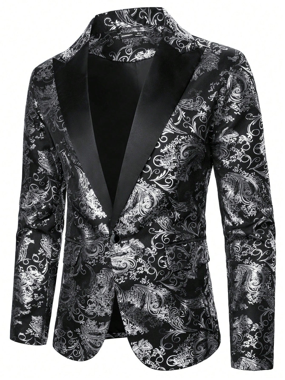 Man | Feestelijke paisley blazer