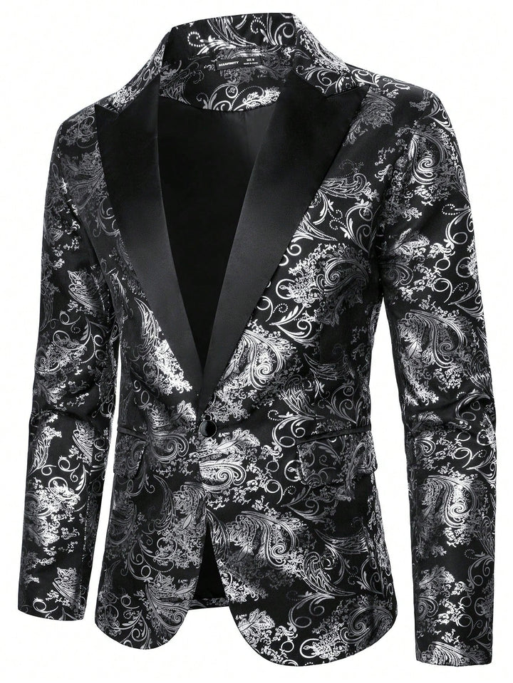 Man | Feestelijke paisley blazer