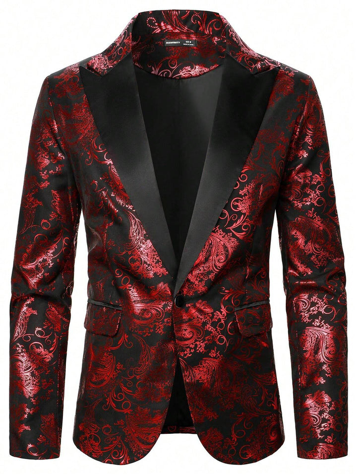 Man | Feestelijke paisley blazer