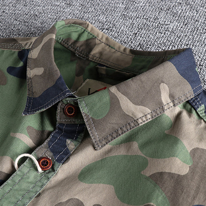 Marick | Herenhemd met camouflageprint