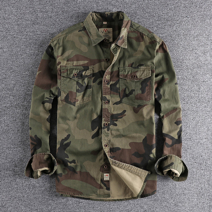 Marick | Herenhemd met camouflageprint