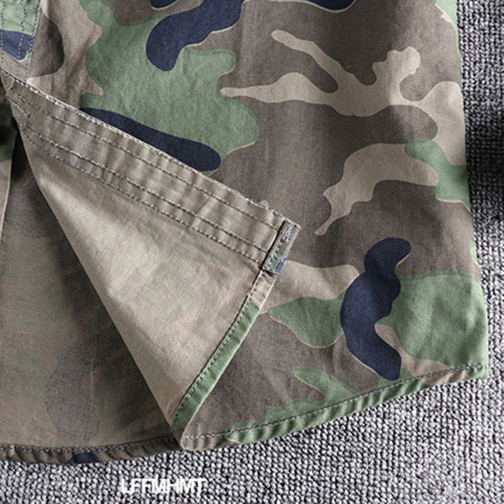 Marick | Herenhemd met camouflageprint