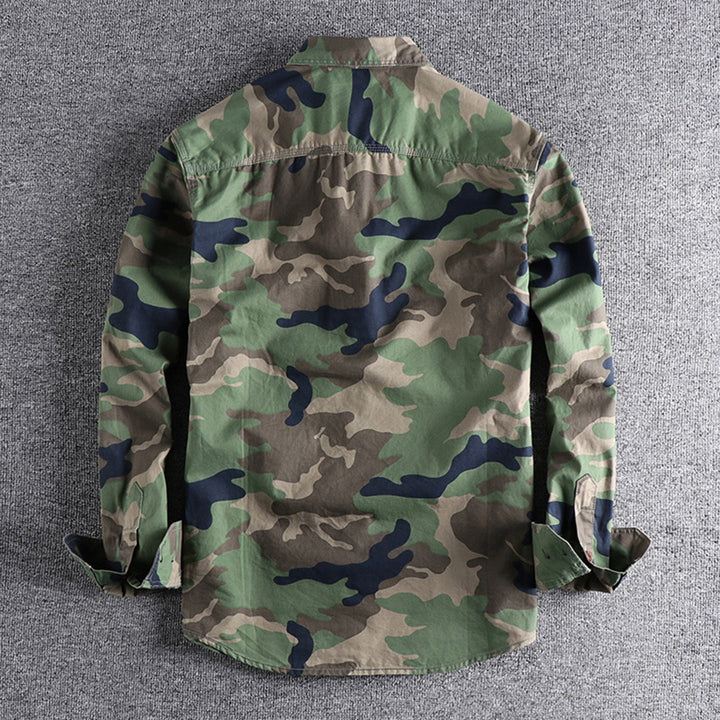 Marick | Herenhemd met camouflageprint