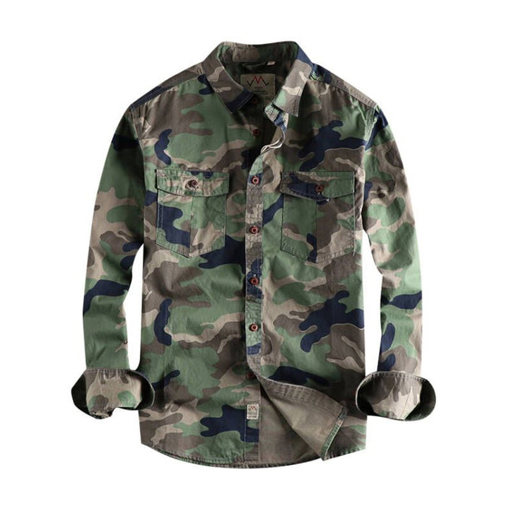 Marick | Herenhemd met camouflageprint
