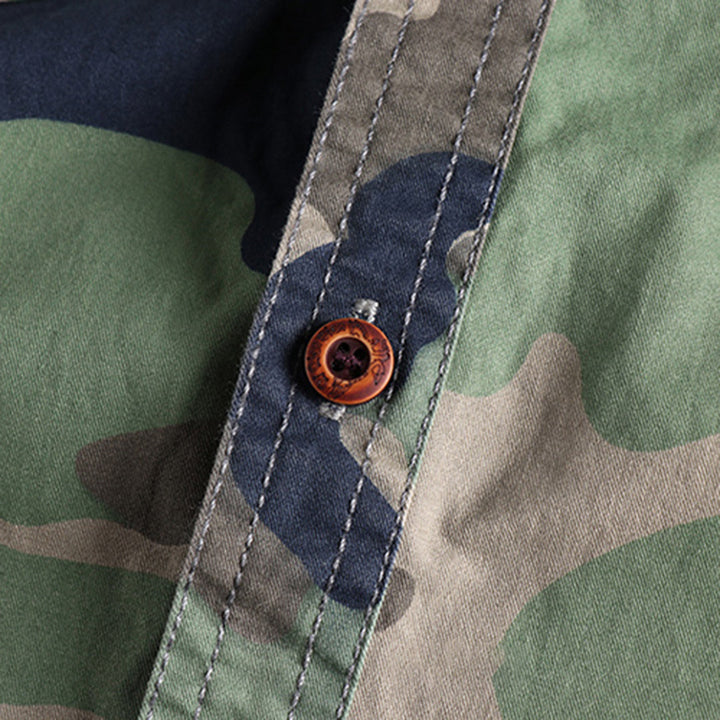 Marick | Herenhemd met camouflageprint