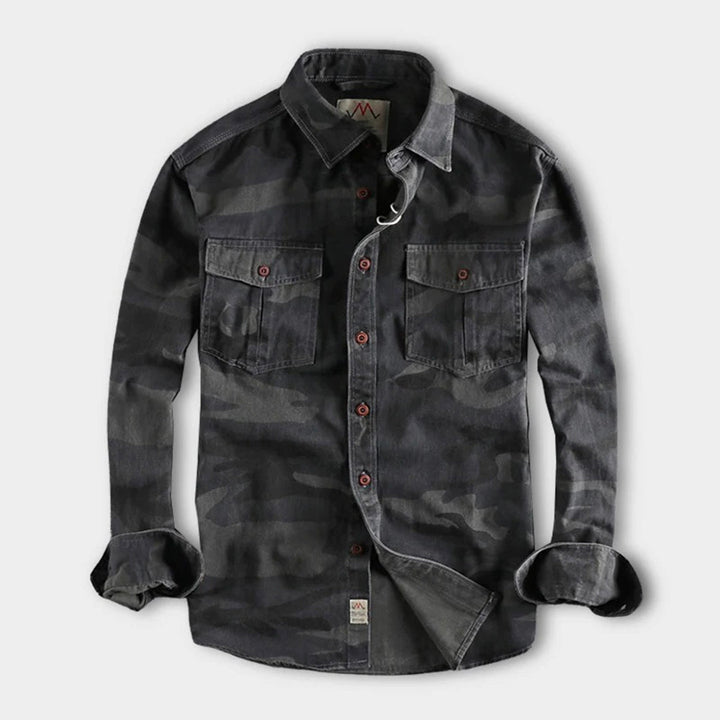 Marick | Herenhemd met camouflageprint