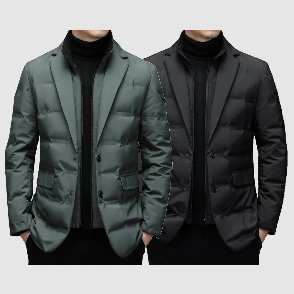 Maurits | Luxe heren gevoerde parka coat
