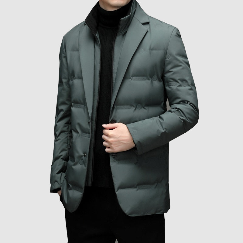 Maurits | Luxe heren gevoerde parka coat
