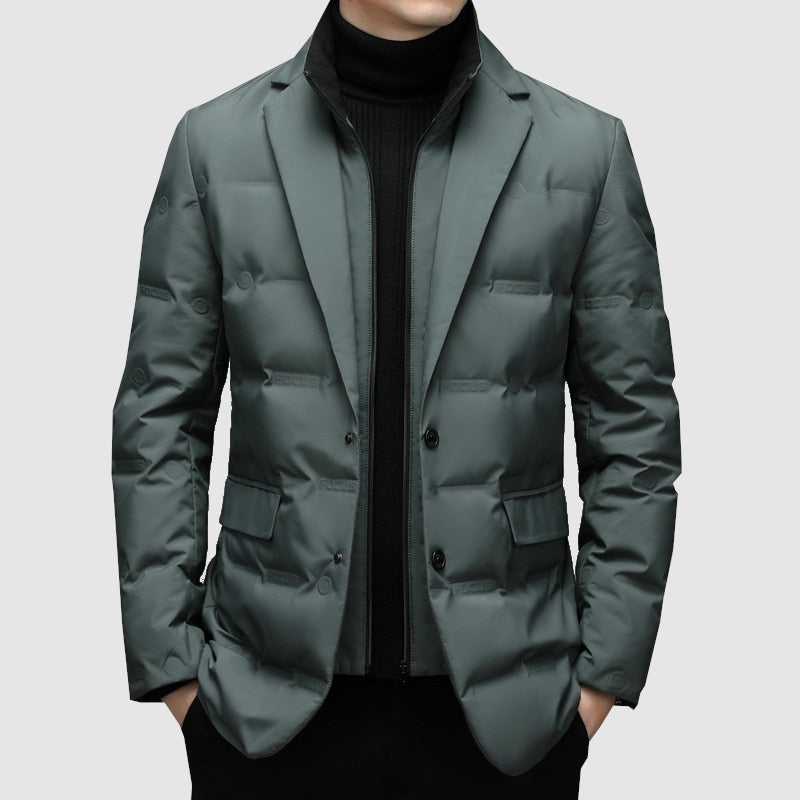 Maurits | Luxe heren gevoerde parka coat