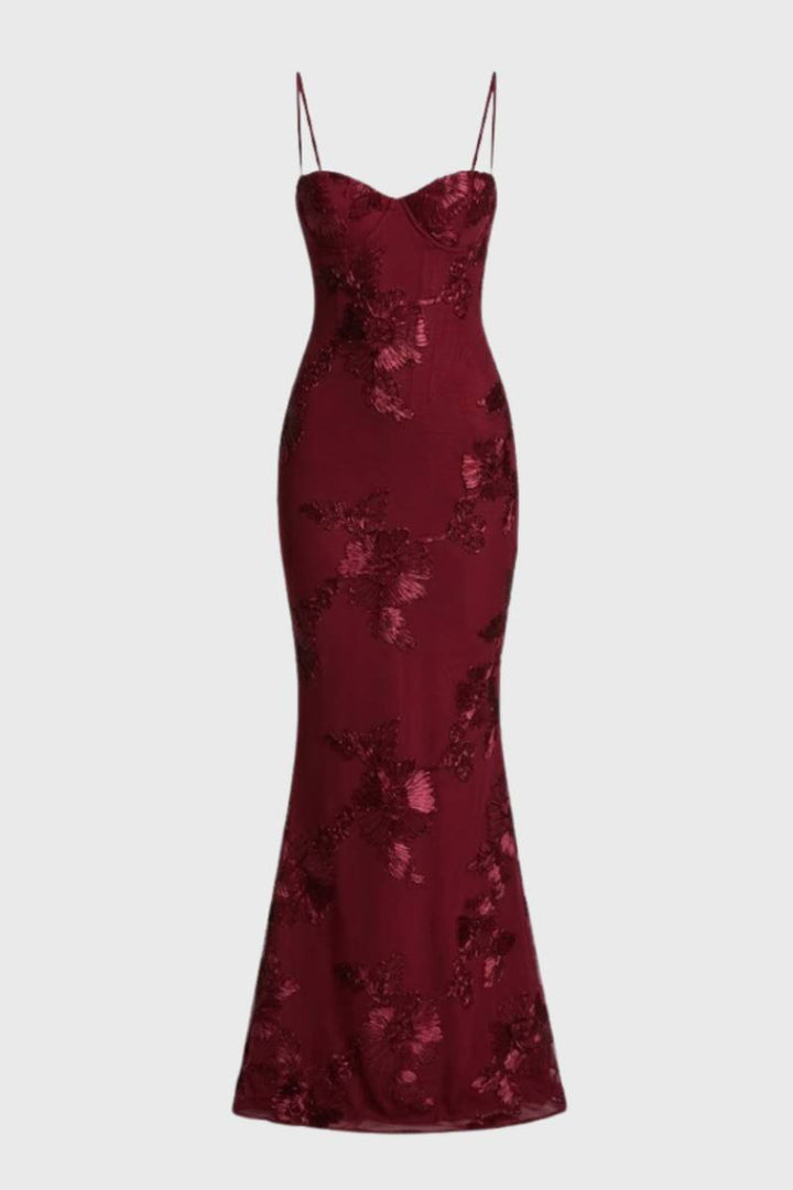 Maxi Jurk Dames - Elegant Bustier met Spaghetti Bandjes | Getailleerd