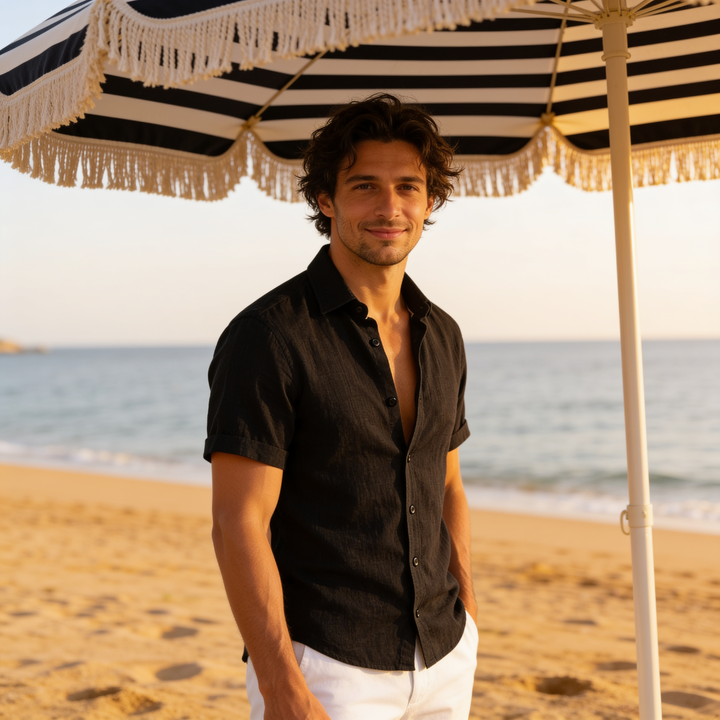 Men's Short Sleeve Summer Shirt Casual Lightweight