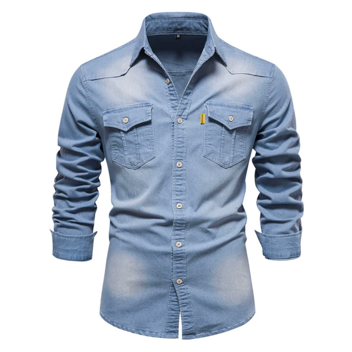 Mike | stijlvolle denim overhemd voor heren