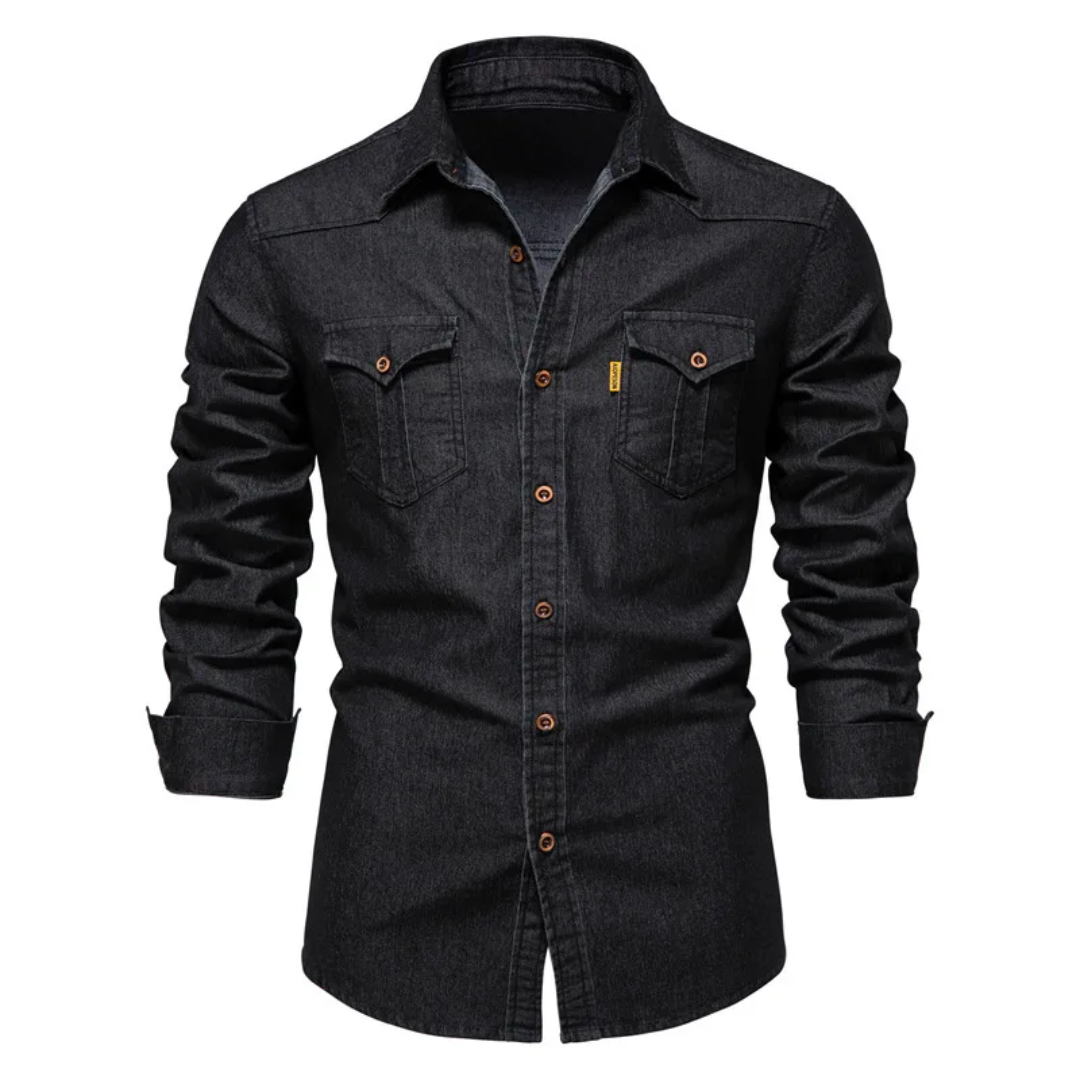 Mike | stijlvolle denim overhemd voor heren