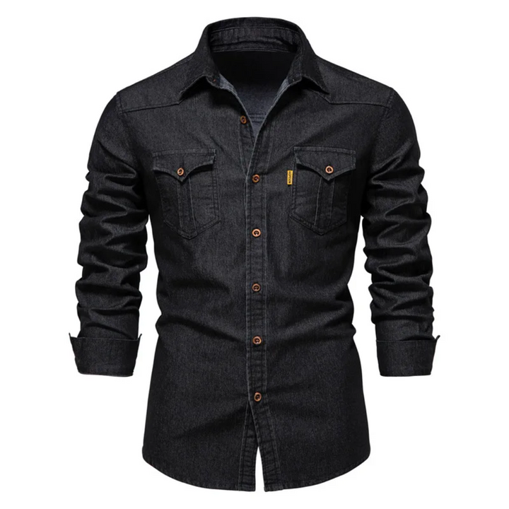 Mike | stijlvolle denim overhemd voor heren