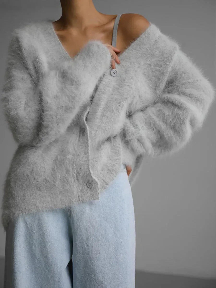 Mila | Zacht fluffy dames vest