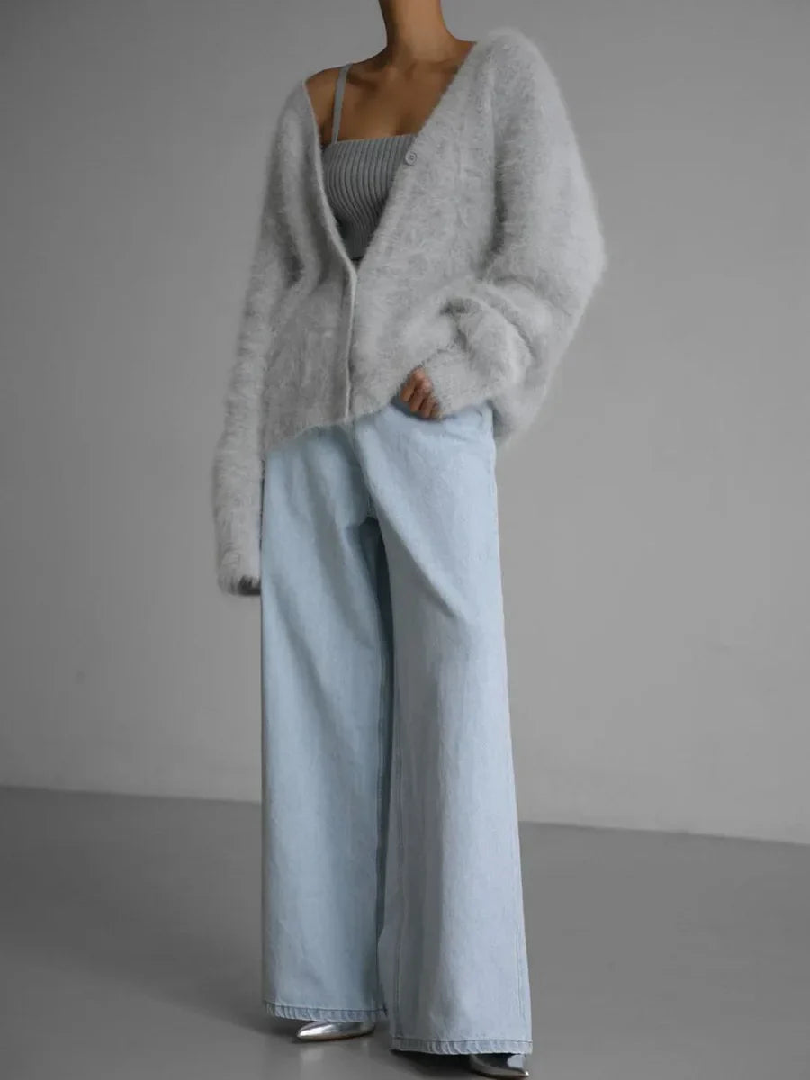 Mila | Zacht fluffy dames vest