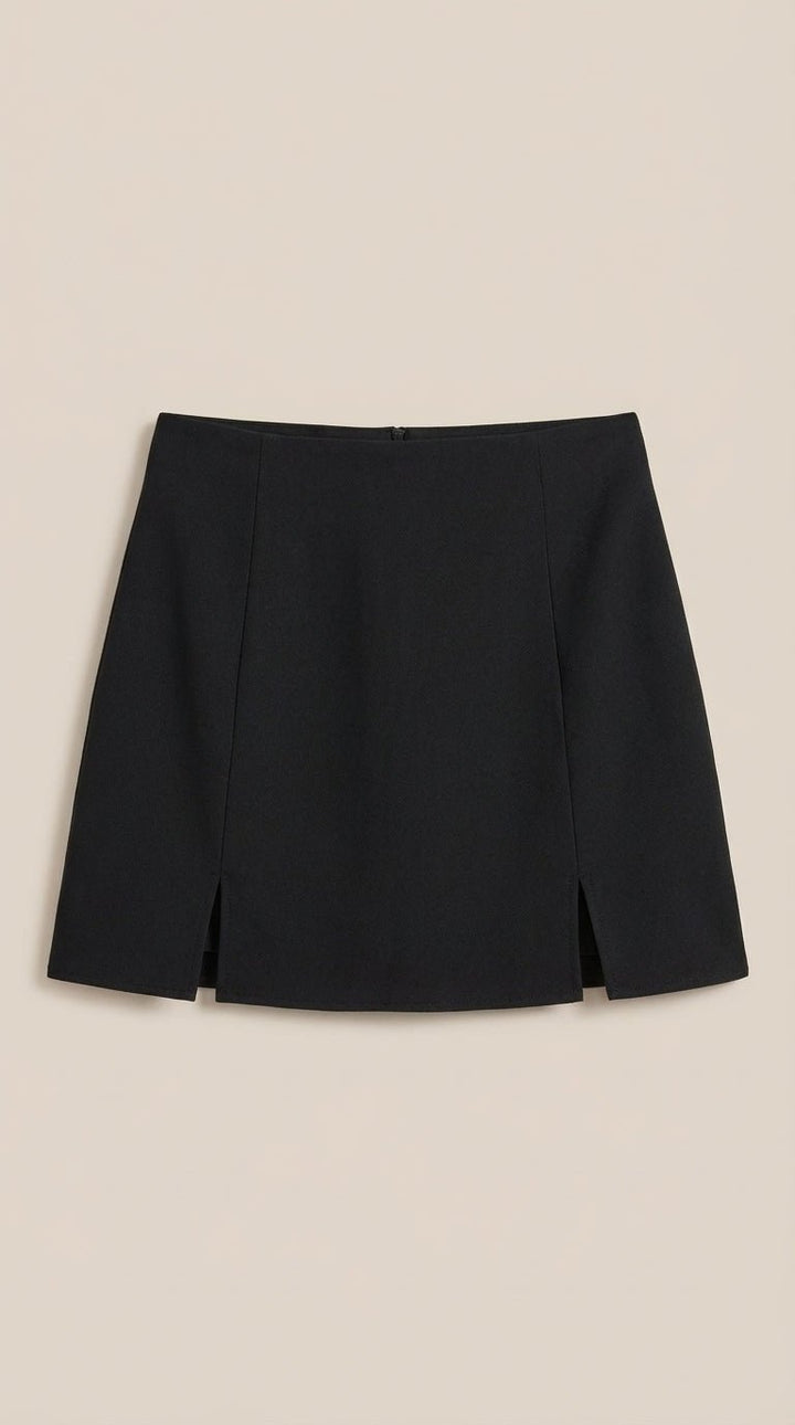Minirock Dames High Waist Zijspleet Zomer Casual