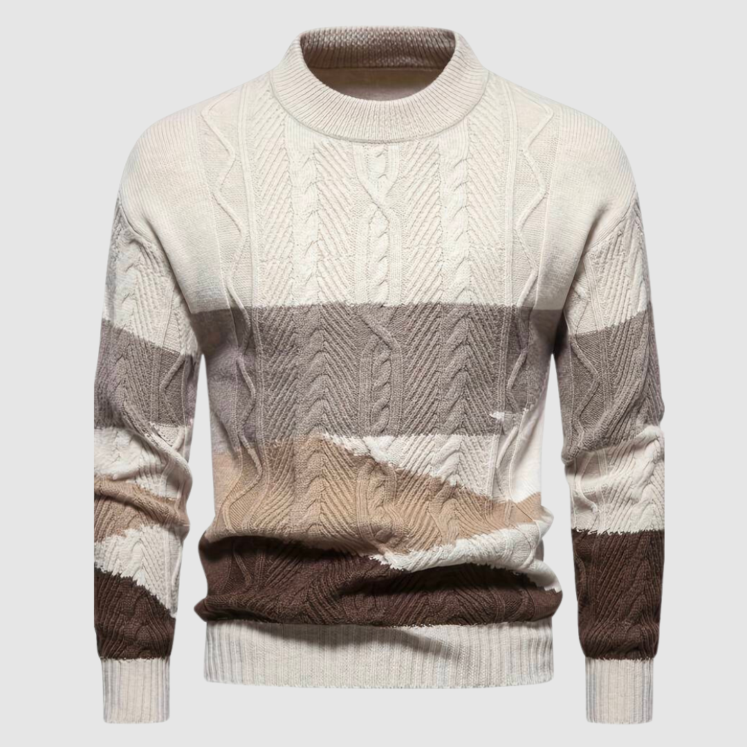 Nadim | Luxe en stijlvolle herentrui met print