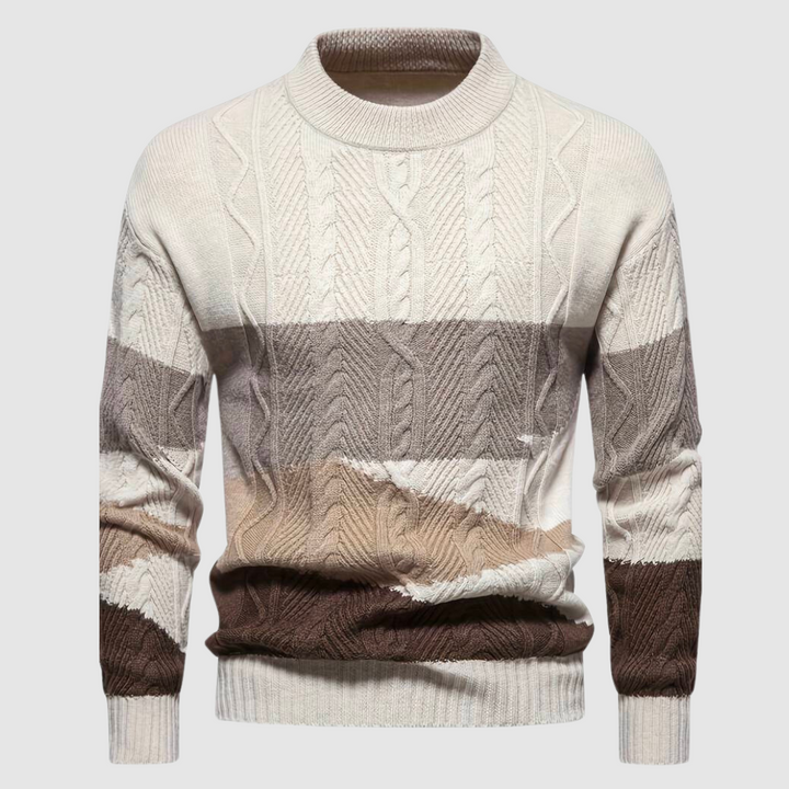 Nadim | Luxe en stijlvolle herentrui met print