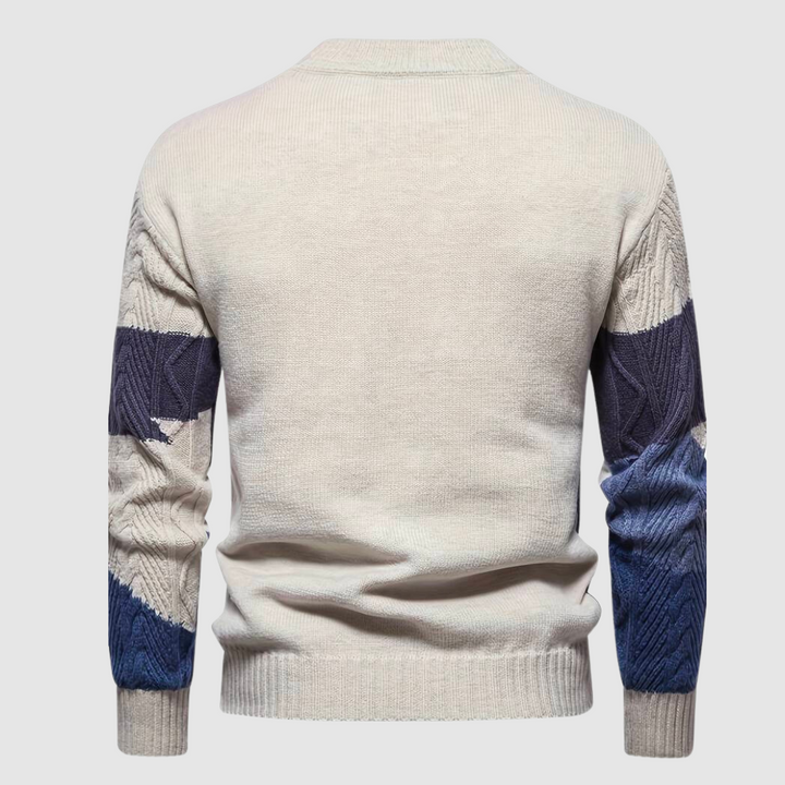 Nadim | Luxe en stijlvolle herentrui met print