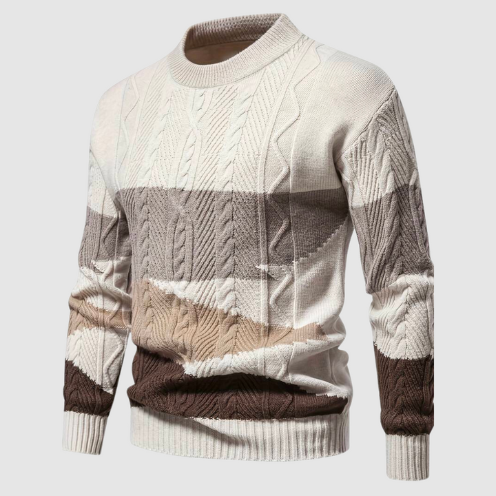 Nadim | Luxe en stijlvolle herentrui met print