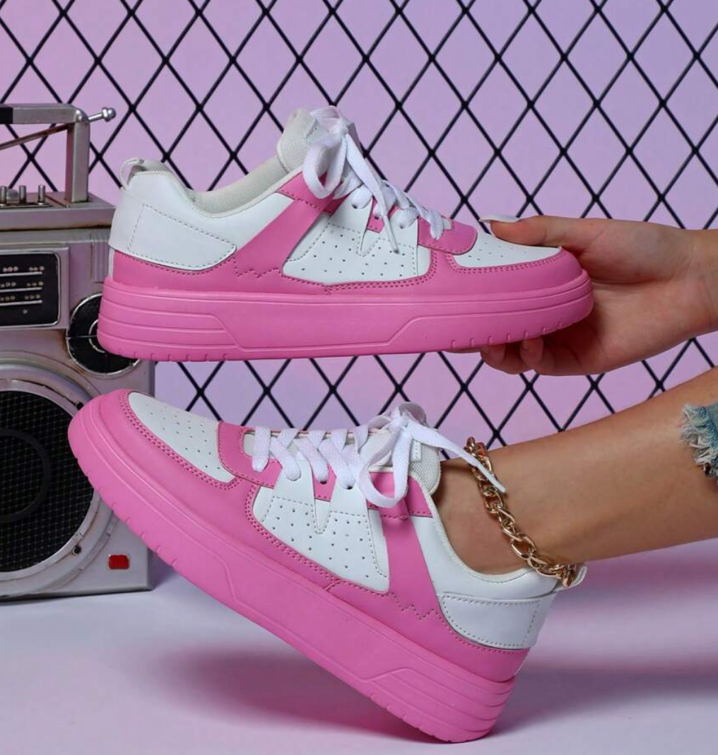 Trendy Dames Sneakers Met Comfortabele Pasvorm Voor Elke Dag