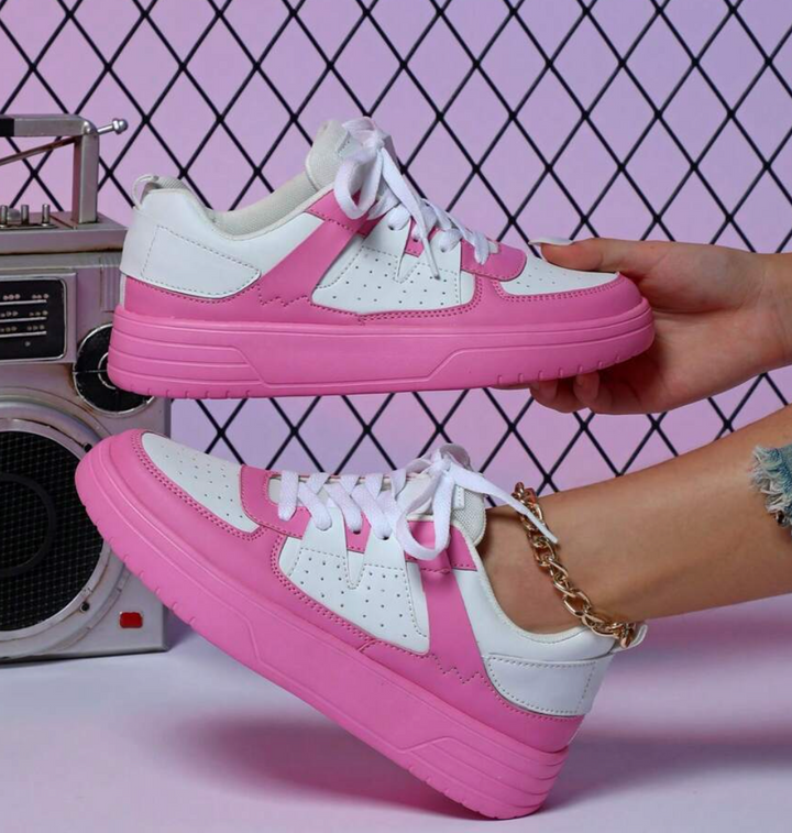 Trendy Dames Sneakers Met Comfortabele Pasvorm Voor Elke Dag