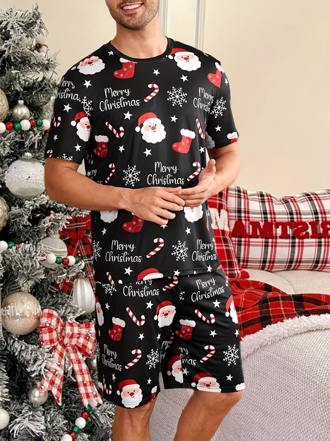 Noah | Feestelijke kerstpyjama set voor heren