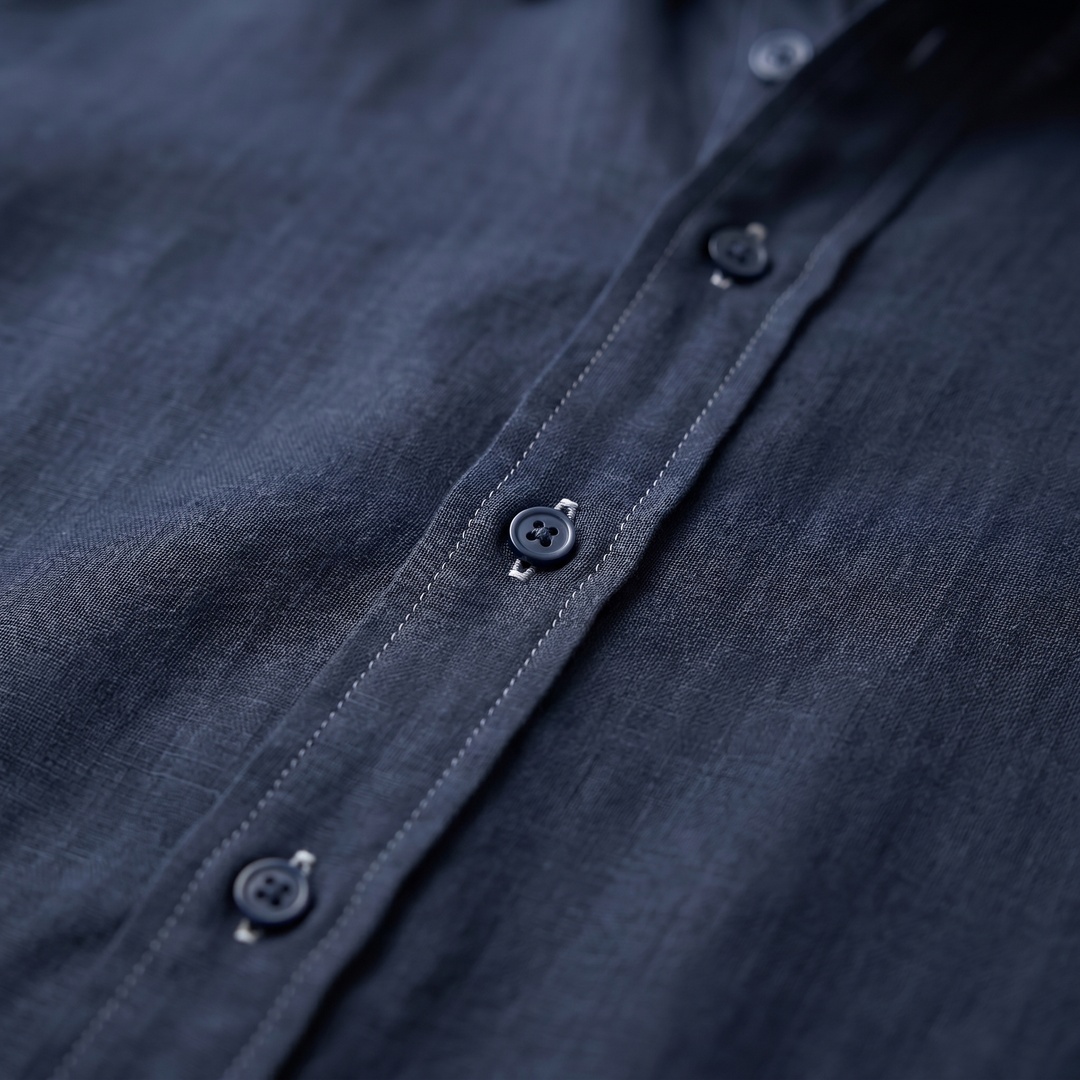 Overhemd Heren Oversized Lange Mouwen Casual