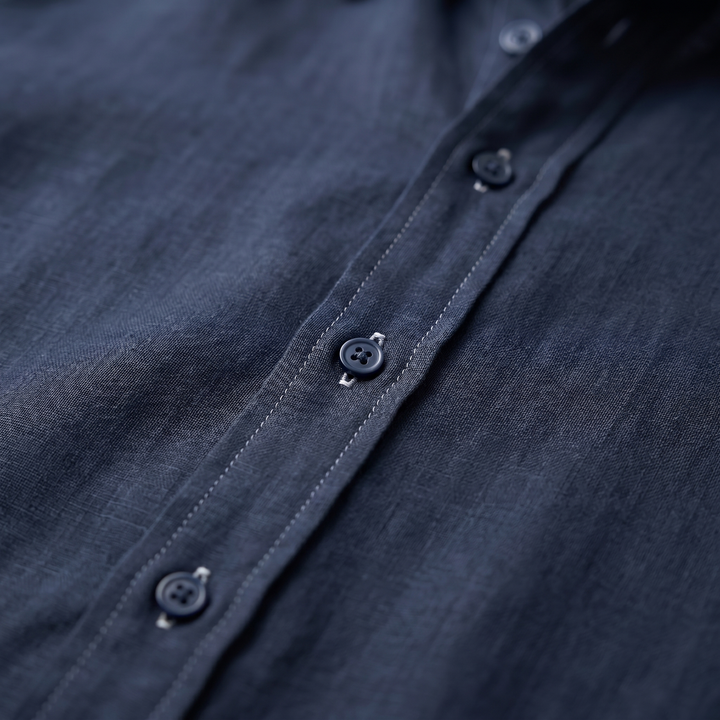 Overhemd Heren Oversized Lange Mouwen Casual