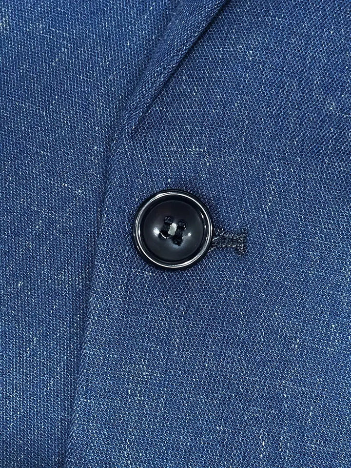 Pak Heren Slim Fit Blazer en Broek Business Bruiloft Zomer