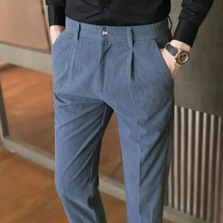 Pierre | Slanke corduroy broek