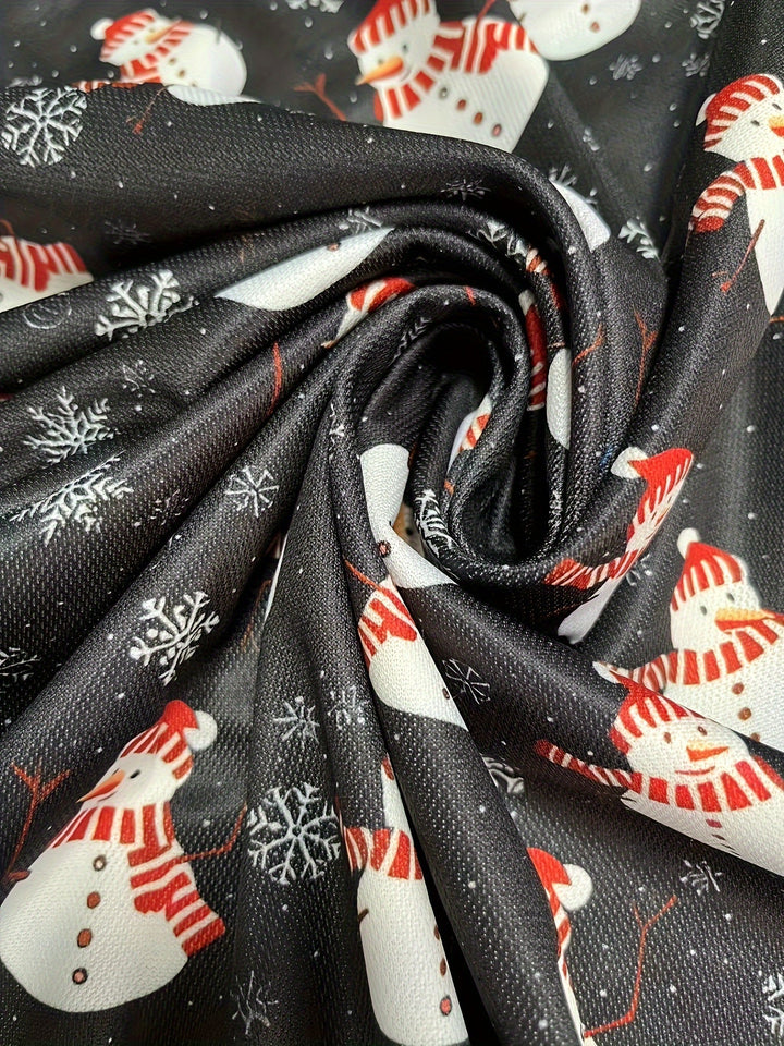 Pim | Casual overhemd met kerstmanprint en knoopsluiting