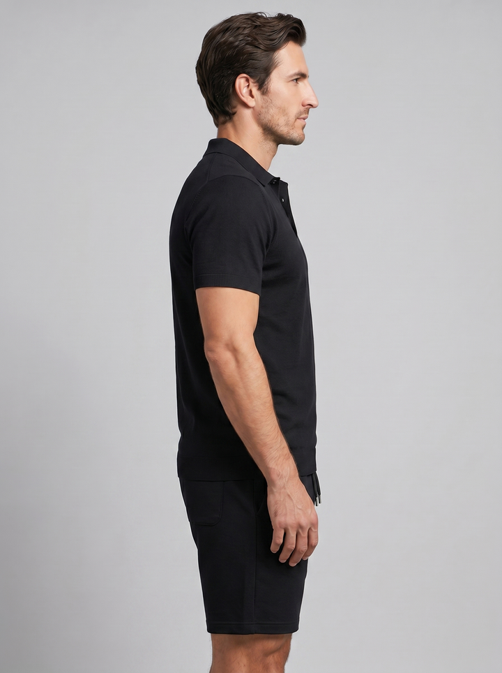 Polo En Shorts Set Heren Zomer Casual