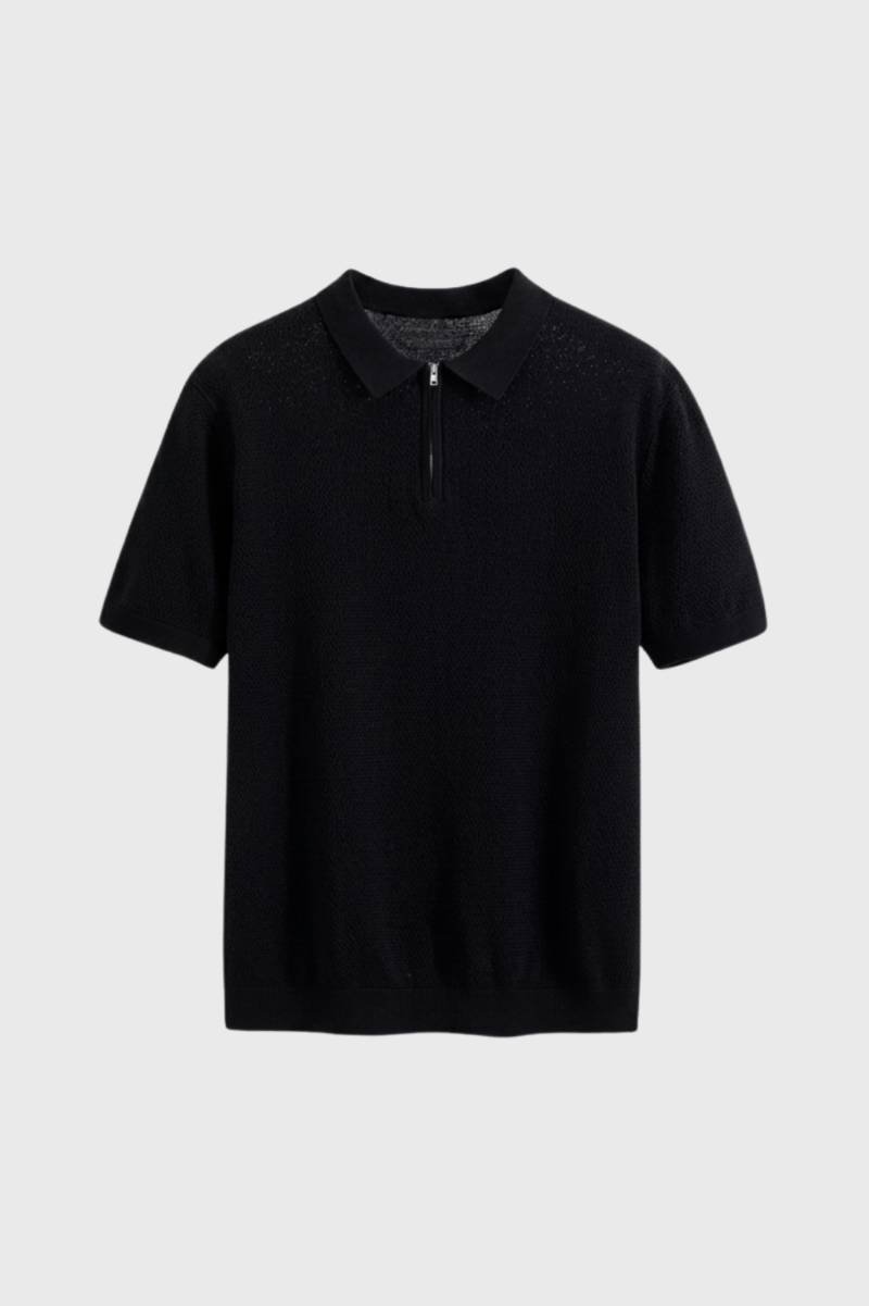 Polo Heren - Gebreide Stijl met Rits | Comfortabel