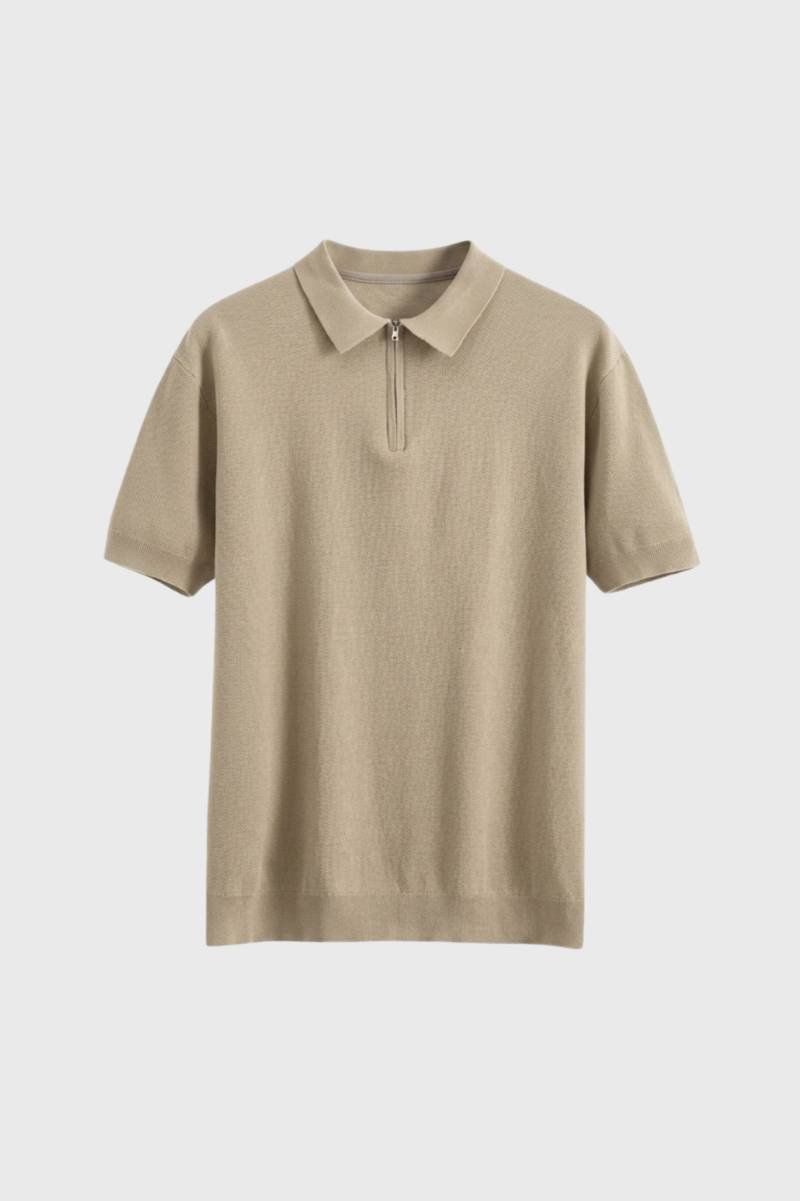 Polo Heren - Gebreide Stijl met Rits | Comfortabel