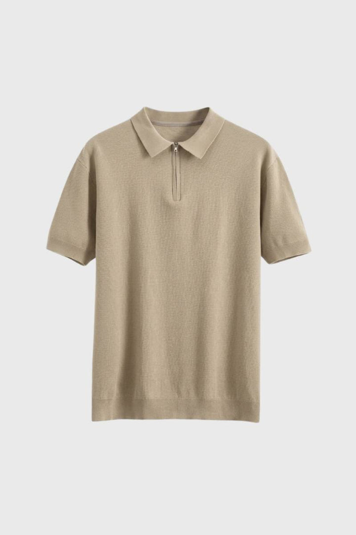 Polo Heren - Gebreide Stijl met Rits | Comfortabel
