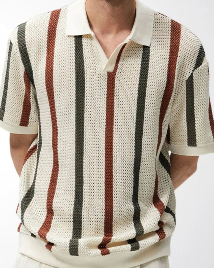 Polo Heren Gestreept Korte Mouwen Casual Zomer