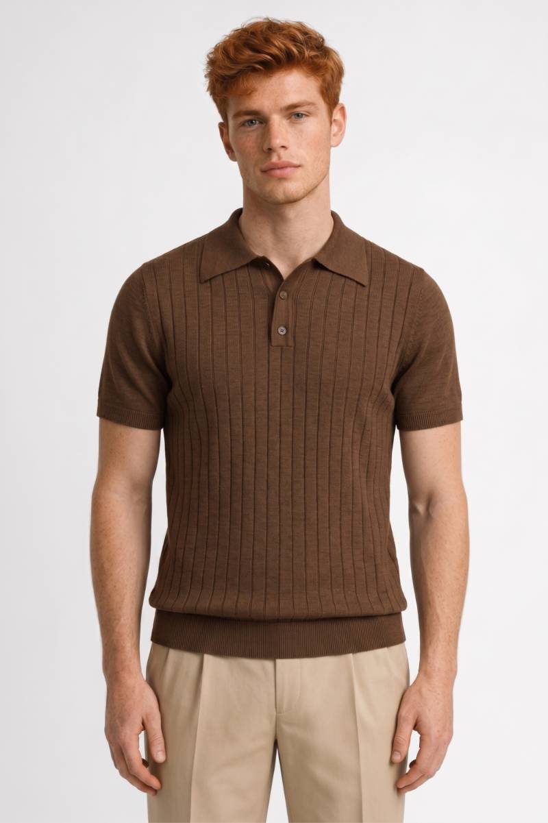 Polo Heren - met Knoopsluiting | Vintage Stijl
