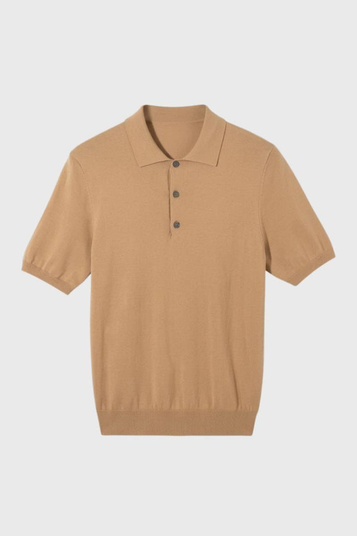 Polo Shirt Heren - Gebreid met Korte Mouwen | Klassiek