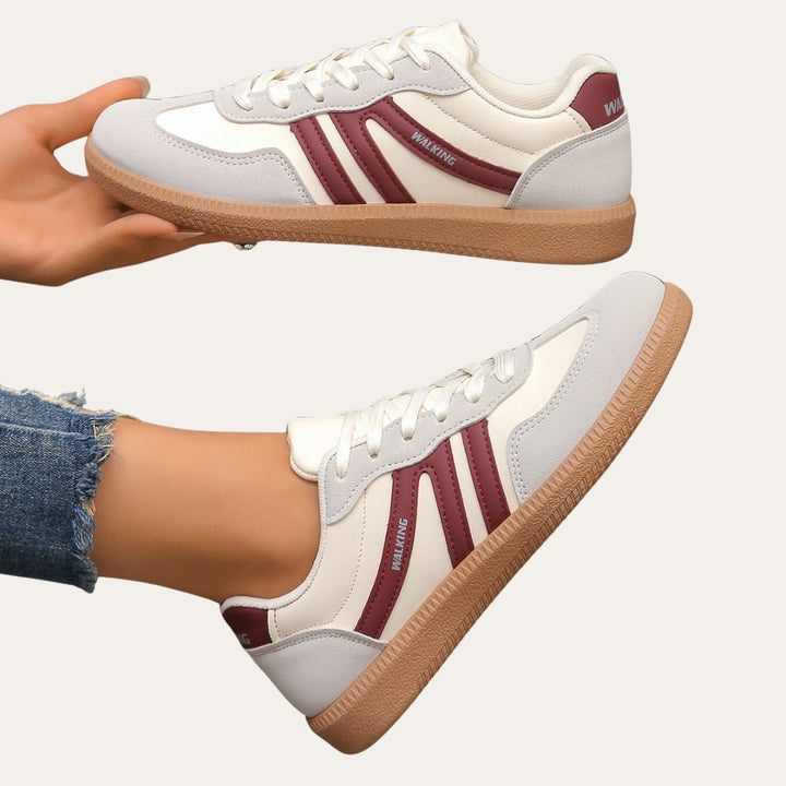 Lichtgewicht Sneakers Vrouwen met Veters en Anti Slip Zool