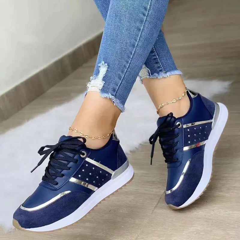 Lichtgewicht Dames Orthopedische Sneakers Met Comfort Fit