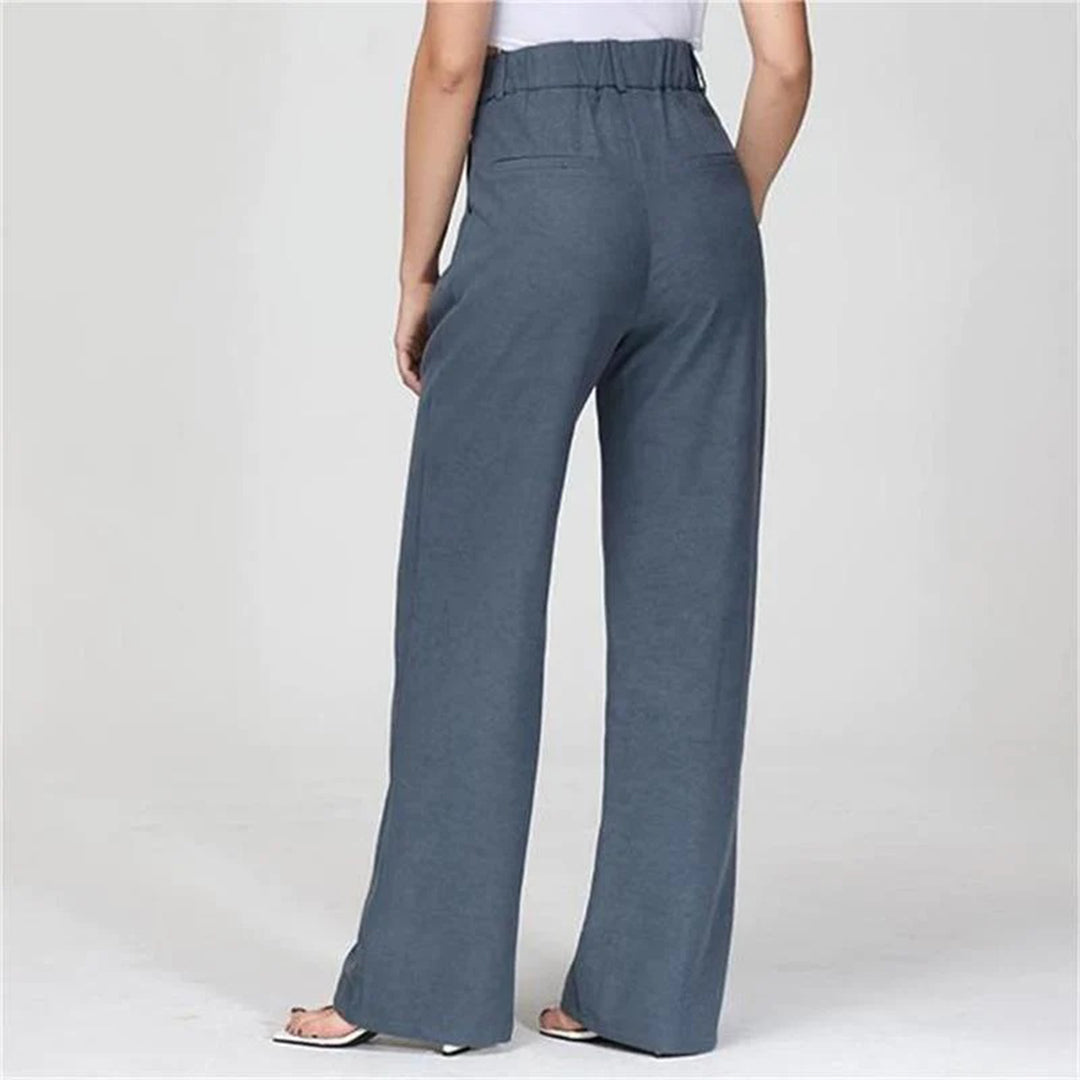 Roos | Stijlvolle hoge taille broek
