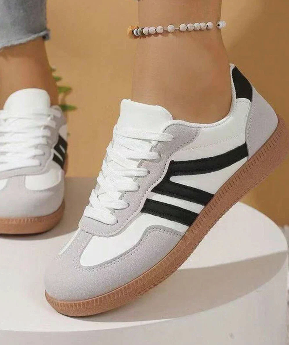 Lichtgewicht Sneakers Vrouwen met Veters en Anti Slip Zool