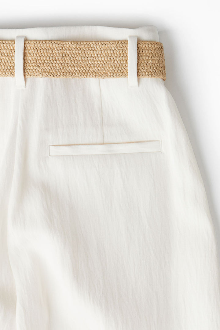 Sara | Oversized broek met riem