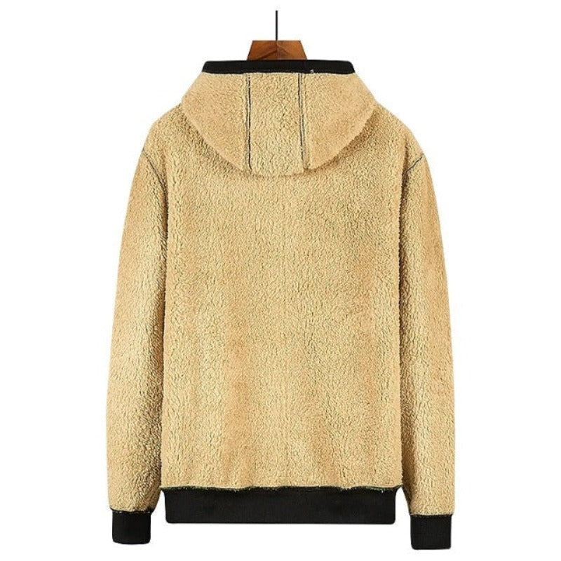 Sherpa | Wollen herenvest met capuchon