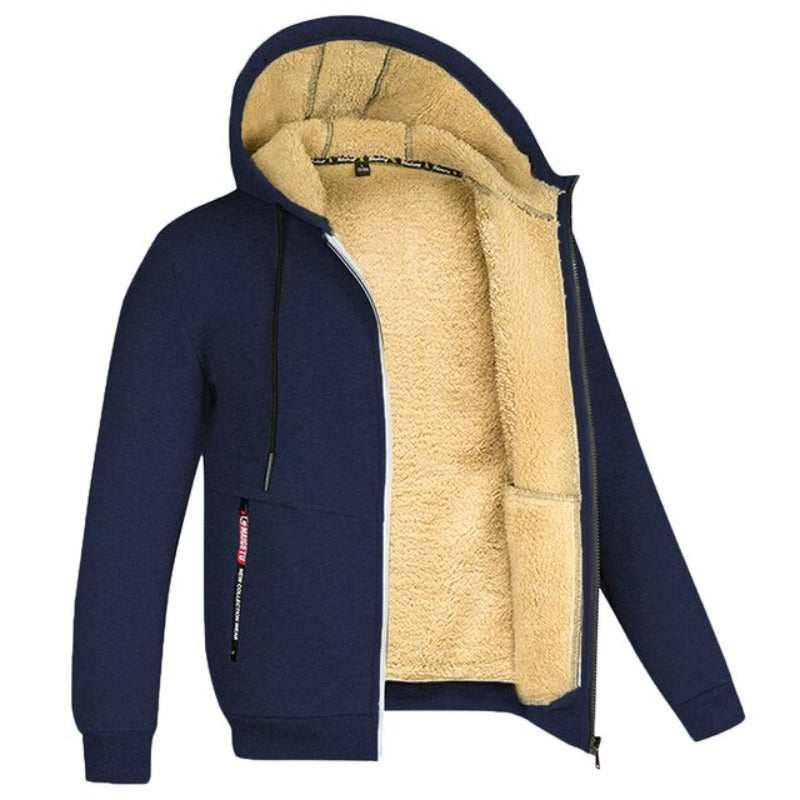 Sherpa | Wollen herenvest met capuchon